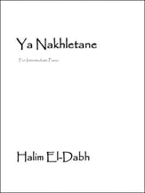 Ya Nakhletane piano sheet music cover